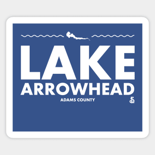 Adams County, Wisconsin - Lake Arrowhead Sticker